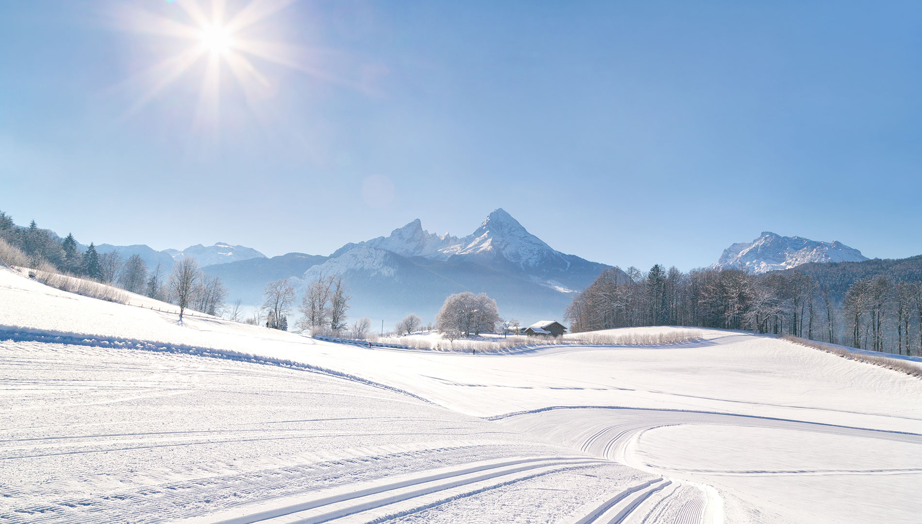 Winterurlaub Berchtesgaden Langlaufen - Alpen Hotel Seimler
