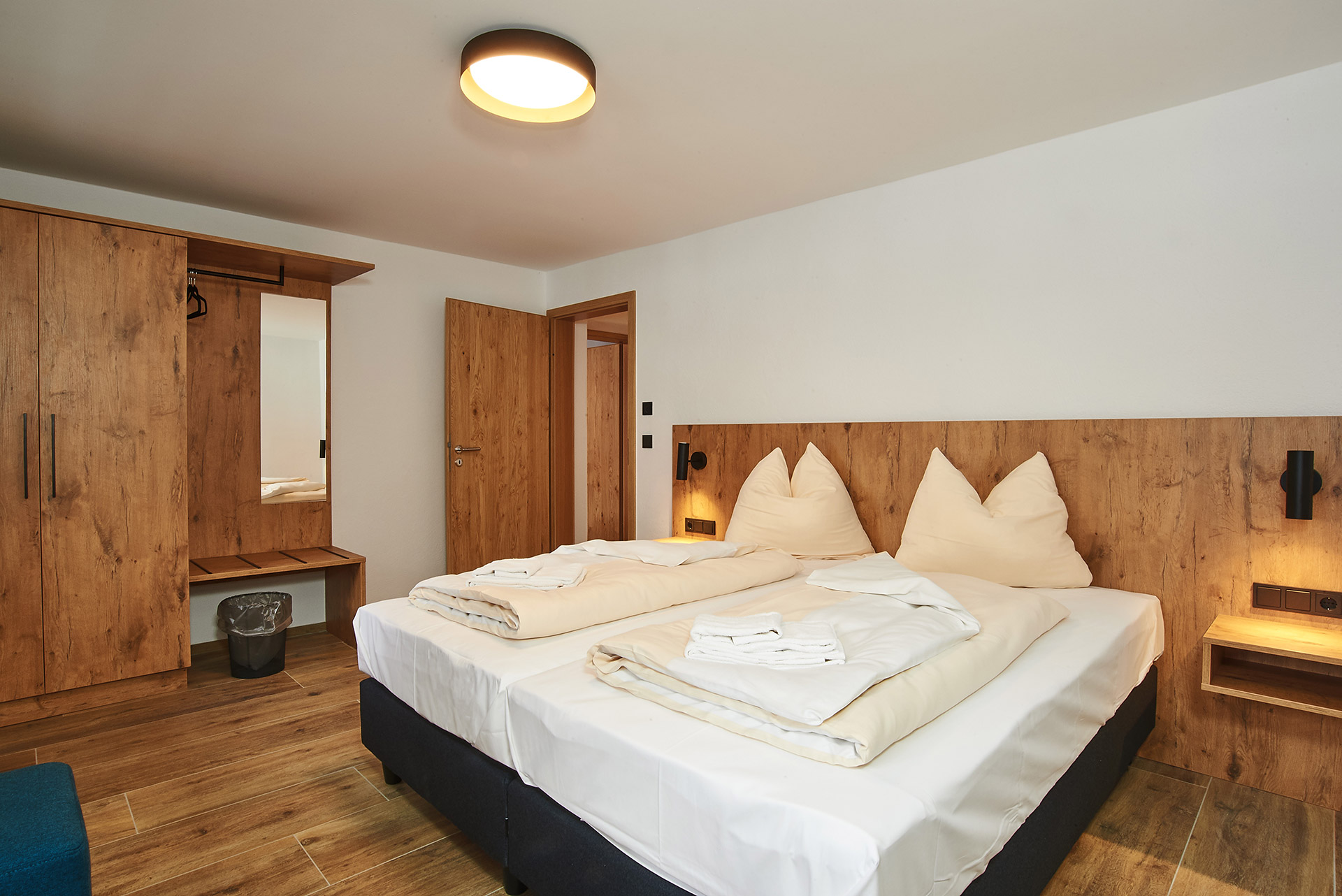 Ferienwohnungen Hotel Seimler Schlafzimmer 3